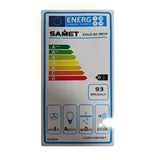 samet cappa a piramide eolo 60 inox 60 cm, composizione a parete per soggiorno o zona living