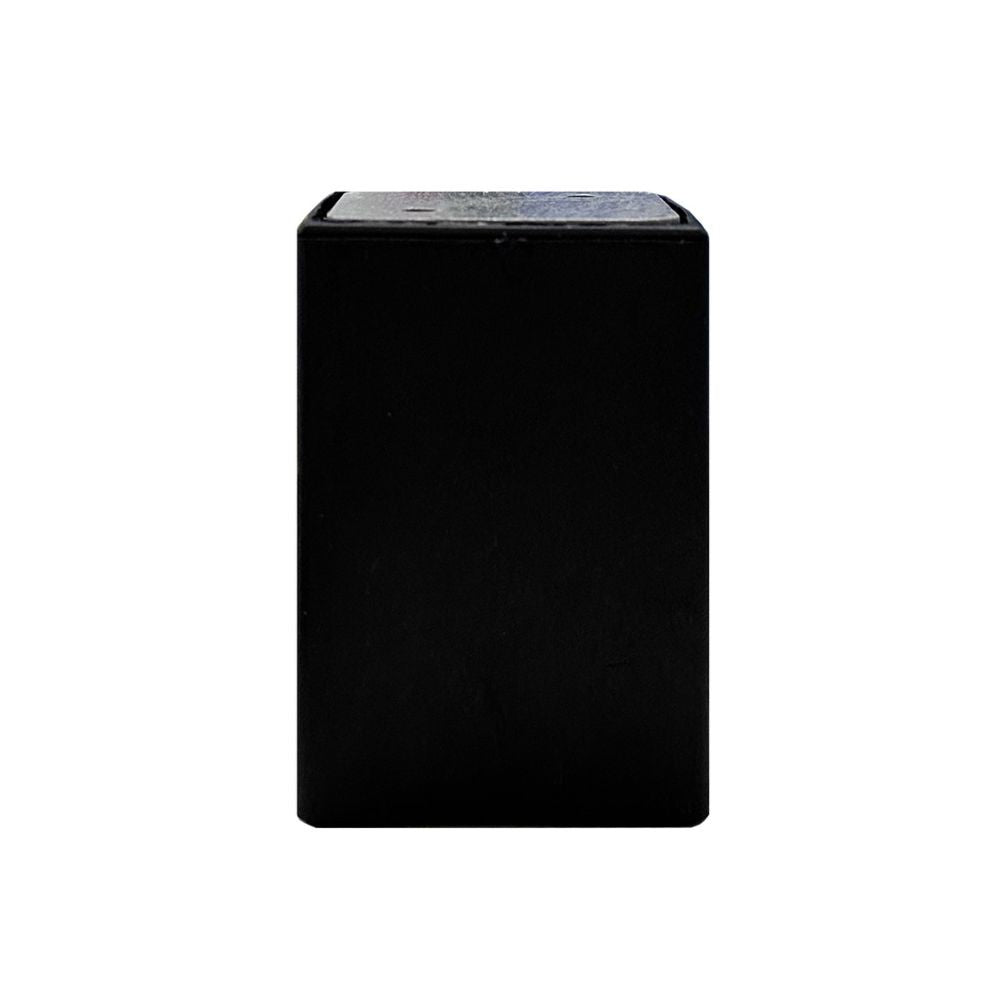 piede cubotto in plastica colore nero 5.3x5.3x8 h cm., accessori per personalizzare mobili da interno