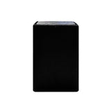 piede cubotto in plastica colore nero 5.3x5.3x8 h cm., accessori per personalizzare mobili da interno