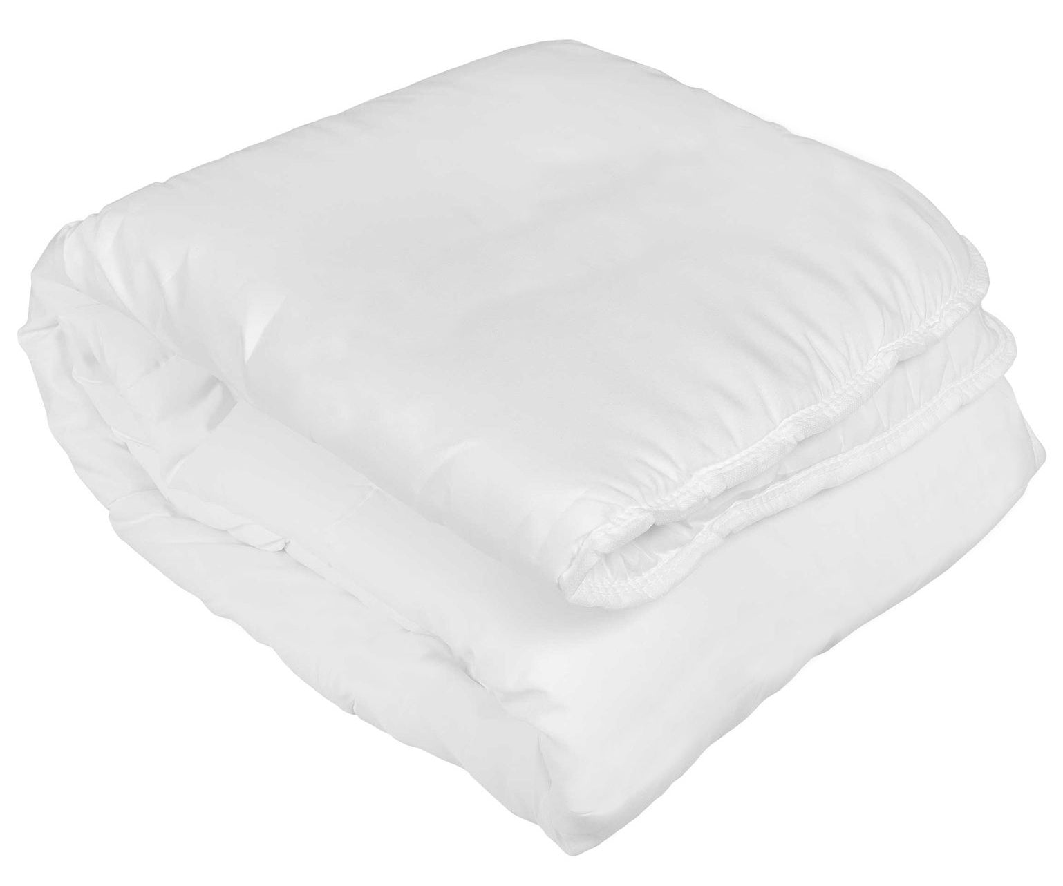 piumino bianco, colore bianco, taglia 85 x 200. vista frontale del piumino su sfondo bianco, perfetto per completare il...