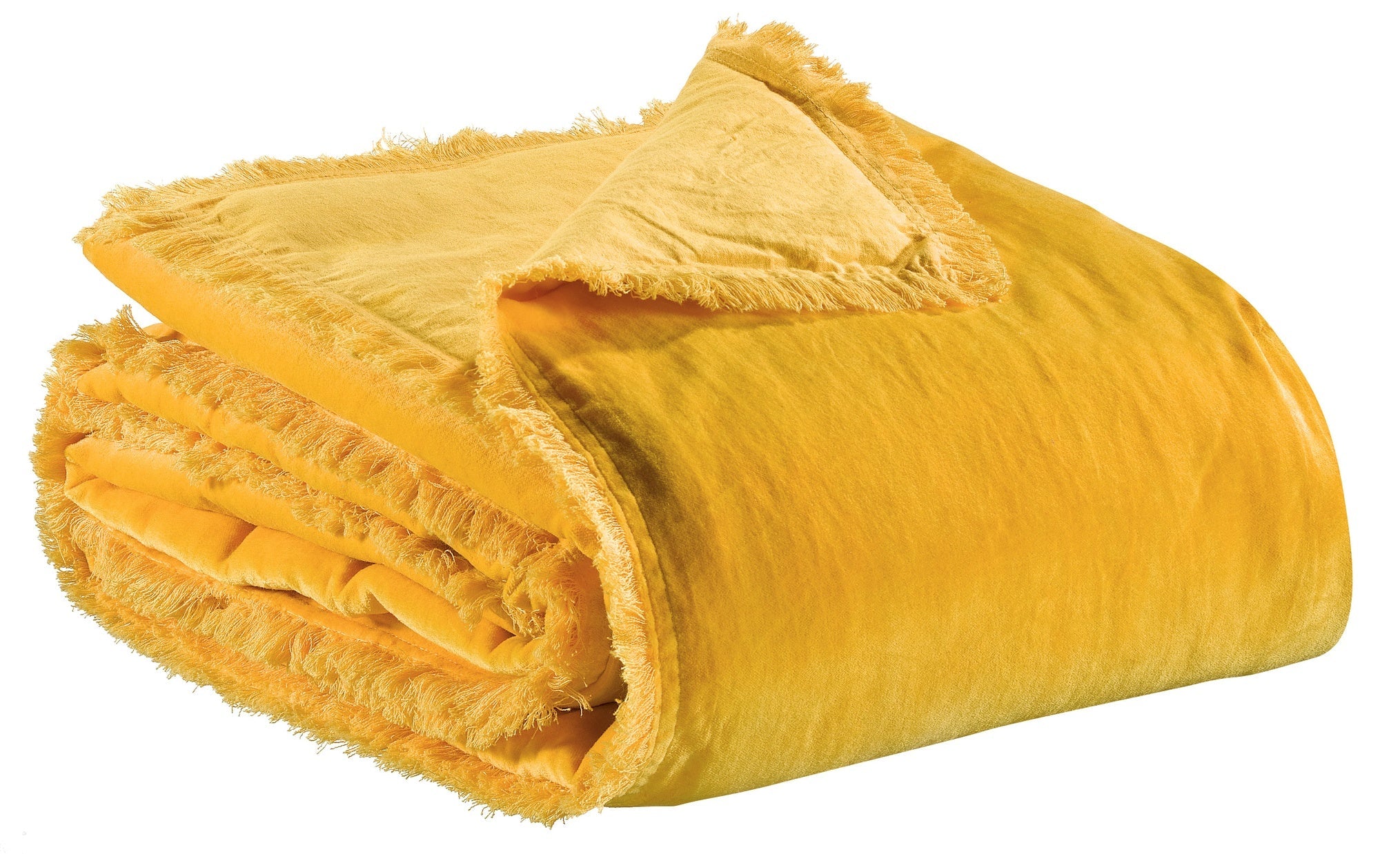 piumino fara curry, colore curry, taglia 85 x 200. vista frontale del piumino su sfondo bianco, perfetto per completare il...