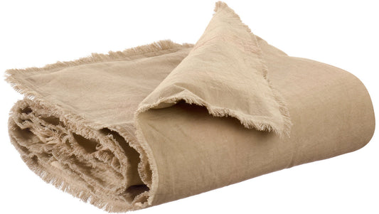 piumino tinta unita laly ciottolo, colore ciottolo, taglia 85 x 200. vista frontale del piumino su sfondo bianco, perfetto...