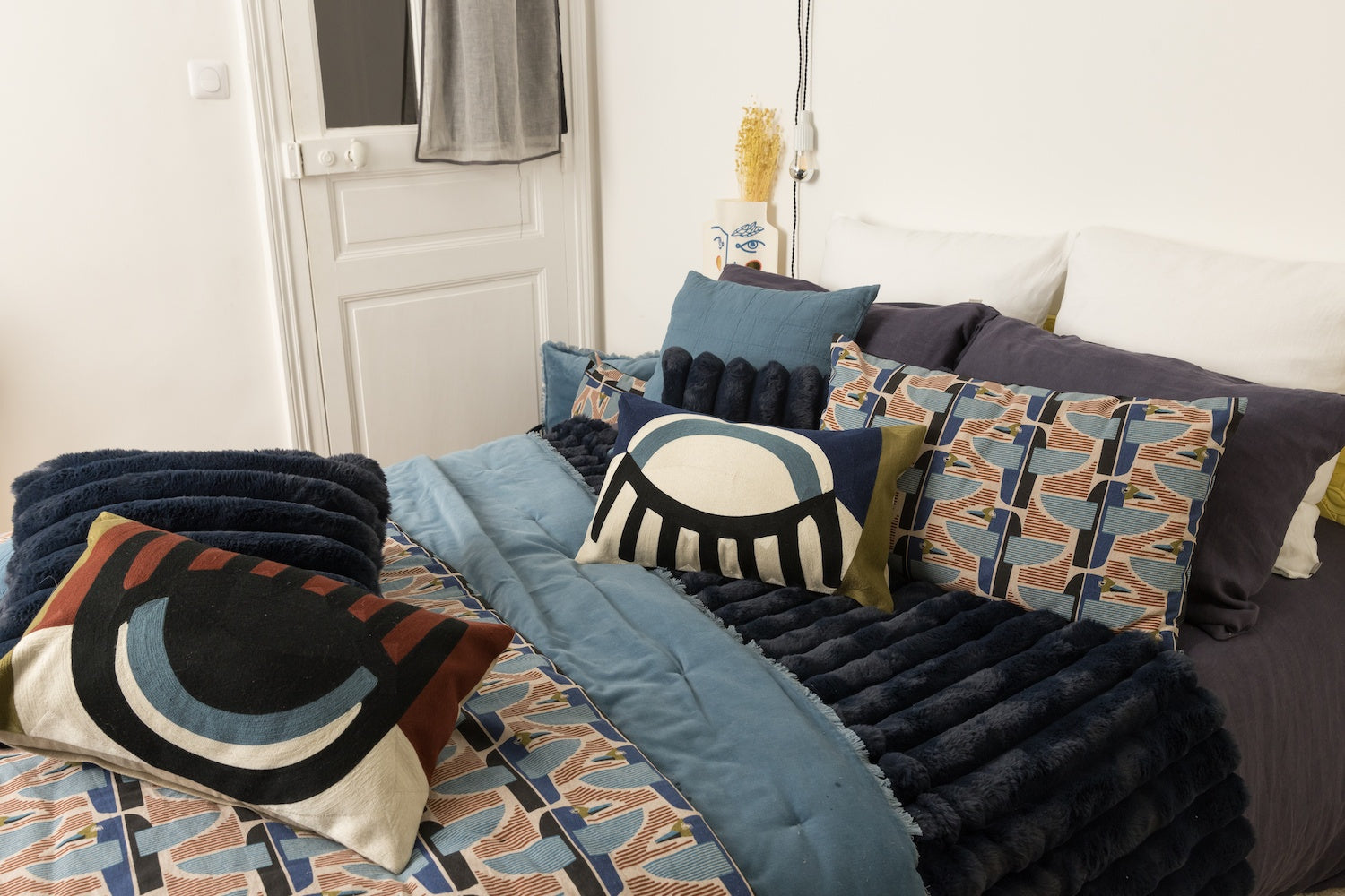 piumino tinta unita fara acciaio, colore acciaio, taglia 85 x 200. garantisce calore e comfort durante la notte per un sonno...