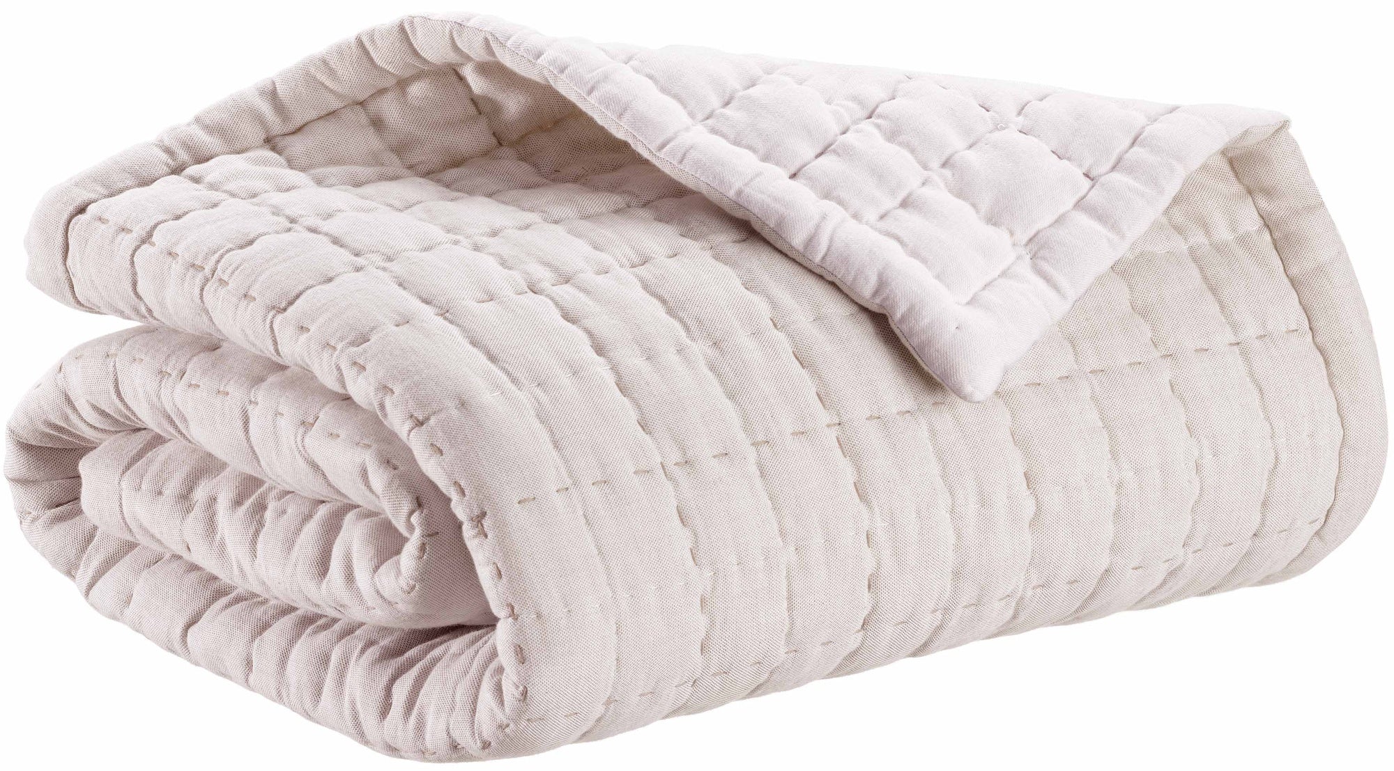 plaid cambra naturale, colore naturale, taglia 180 x 260. plaid piegato in vista frontale su fondo bianco, perfetto per...