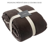plaid con punti annodati elise mais, colore mais, taglia 140 x 200. coperta plaid soffice e calda, ideale per coccolarsi...