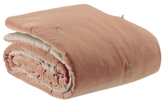 plaid con punti annodati elise spezie, colore spezie, taglia 140 x 200. plaid piegato in vista frontale su fondo bianco,...