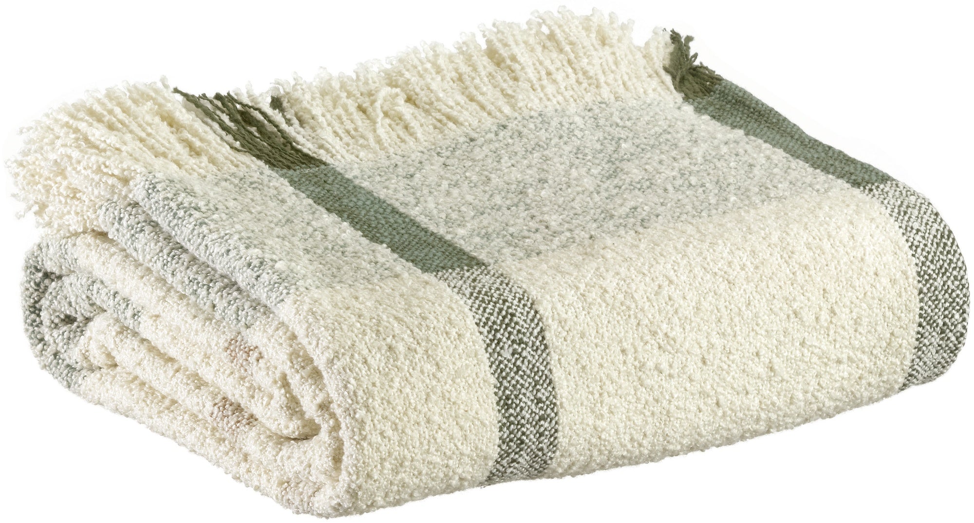 plaid jacquard jane multico, colore multico, taglia 130 x 160. plaid piegato in vista frontale su fondo bianco, perfetto per...