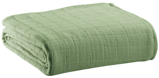 plaid riciclato lisa verbena, colore verbena, taglia 140 x 200. plaid piegato in vista frontale su fondo bianco, perfetto...