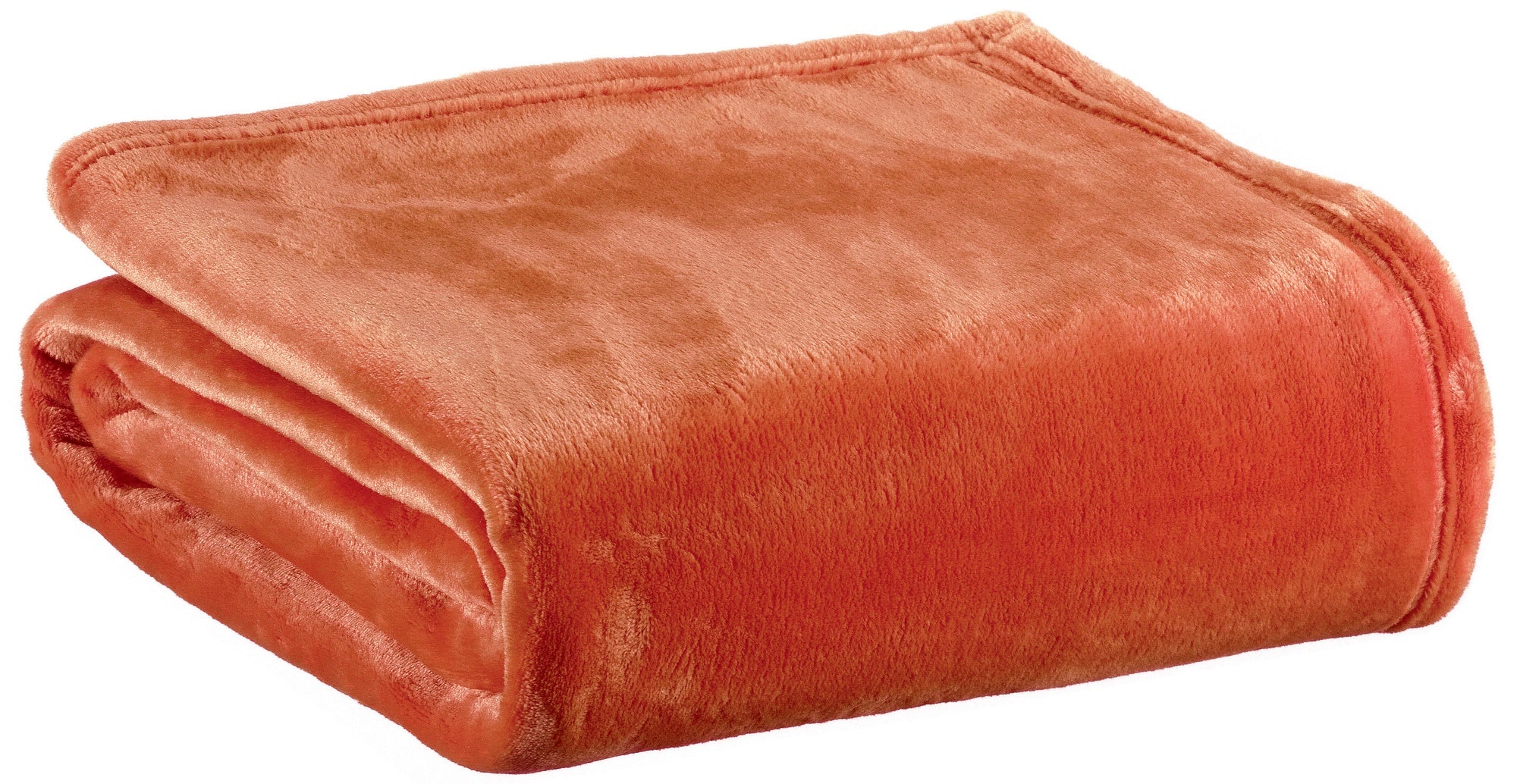 plaid riciclato theo marmellata, colore marmellata, taglia 130 x 160. plaid piegato in vista frontale su fondo bianco,...