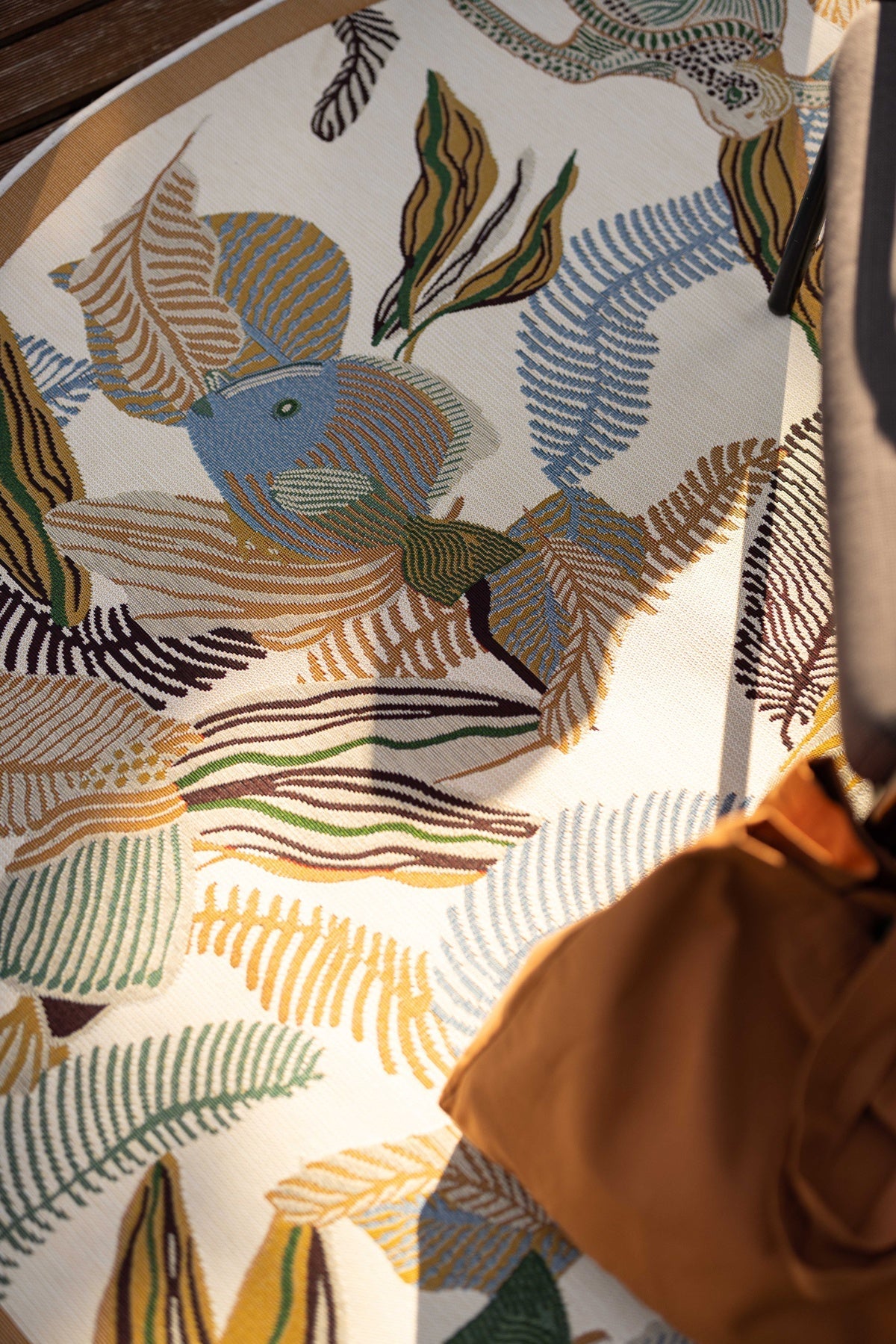 plaid stampato dori papaya, colore papaya, taglia 135 x 200. aggiunge un tocco caldo e accogliente all’ambiente