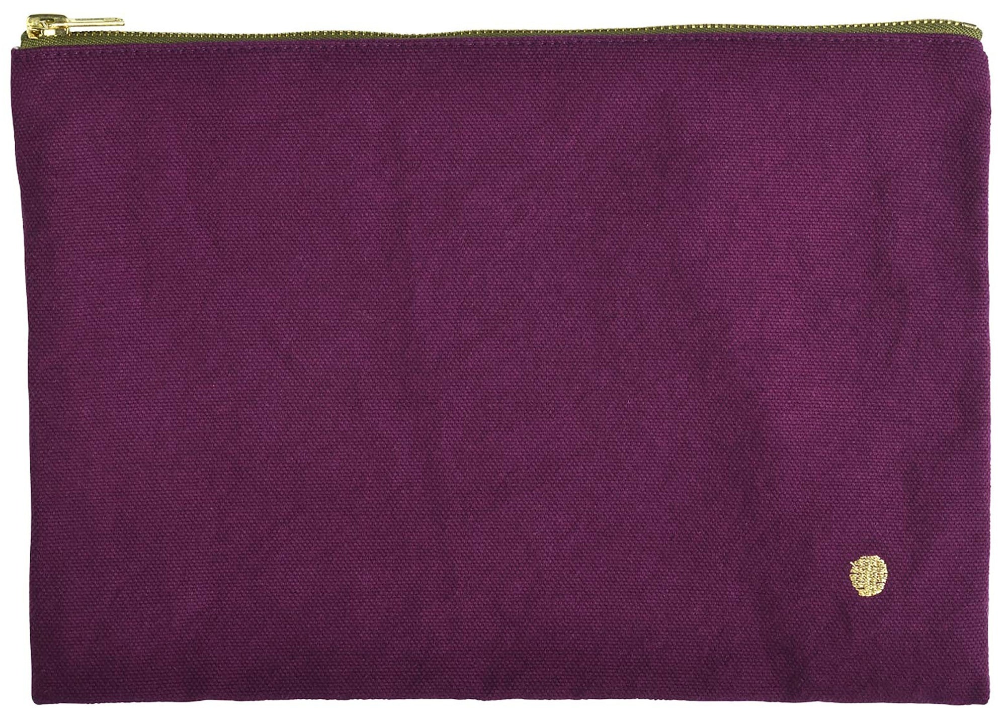 pochette iona pioggia viola, colore pioggia viola, taglia 19 x 28 x 1. dettaglio del prodotto da bagno