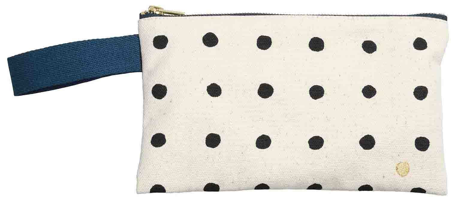 pochette con manico mio ecru, colore ecru, taglia 14 x 24. dettaglio del prodotto da bagno