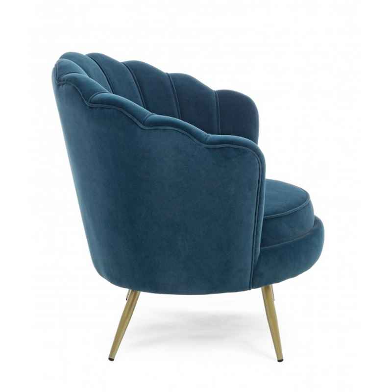 poltrona giliola blu pavone, perfetta per aggiungere comfort ed eleganza all’arredamento