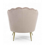 poltrona giliola grigio chiaro, dettaglio del rivestimento in tessuto o velluto