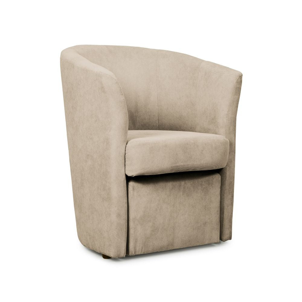 djerba tessuto crema soro 23 con pouf estraibile, perfetta per aggiungere comfort ed eleganza all’arredamento