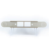 porta tv illia rovere 106x30x48h mt190122, design elegante per integrare tecnologia e stile