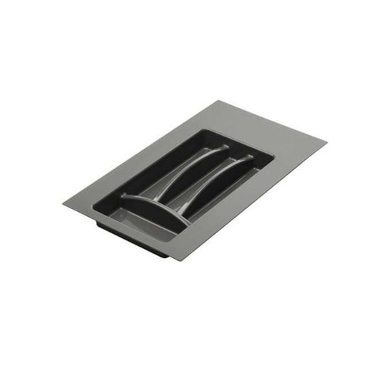 portaposate 8101n 4 scomparti per cassetto da 30 o 35 cm., portaposate da cassetto visto frontalmente