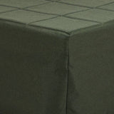 pouf letto singolo pieghevole vega tessuto colore verde scuro, design compatto per piccoli spazi e ambienti moderni