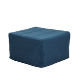 pouf letto singolo pieghevole vega tessuto colore blu, complemento d’arredo ideale per soggiorno o camera