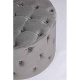 pouf lorella grigio, complemento d’arredo ideale per soggiorno o camera