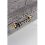 Panca contenitore POLINA grigio 80X34X42 cm