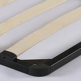 rete matrimoniale a doghe retekit160 con piedini h35 cm., soluzione per arredare camere matrimoniali moderne