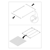 rete matrimoniale a doghe retekit160 con piedini h35 cm., struttura letto matrimoniale per massimo comfort