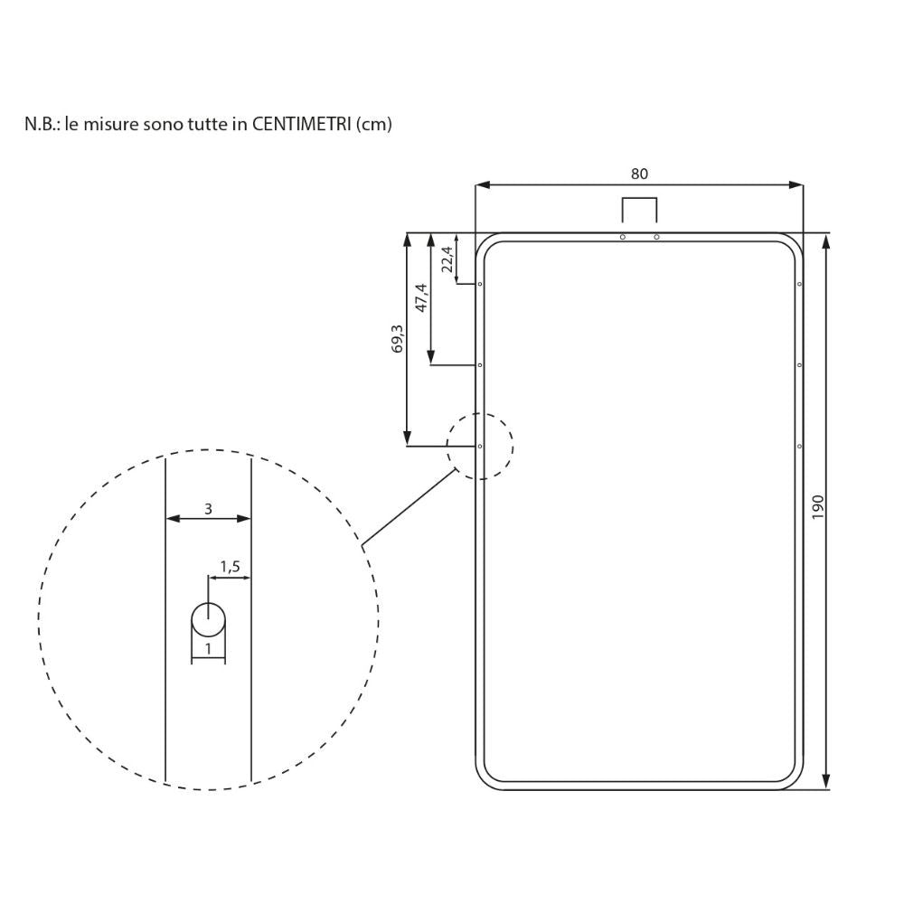 rete singola a doghe per letto contenitore 170rete80x190, base letto singola per bambini o adulti
