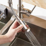 miscelatore da cucina anaconda con doccetta estraibile a molla cromato, prodotto per impianto idraulico domestico