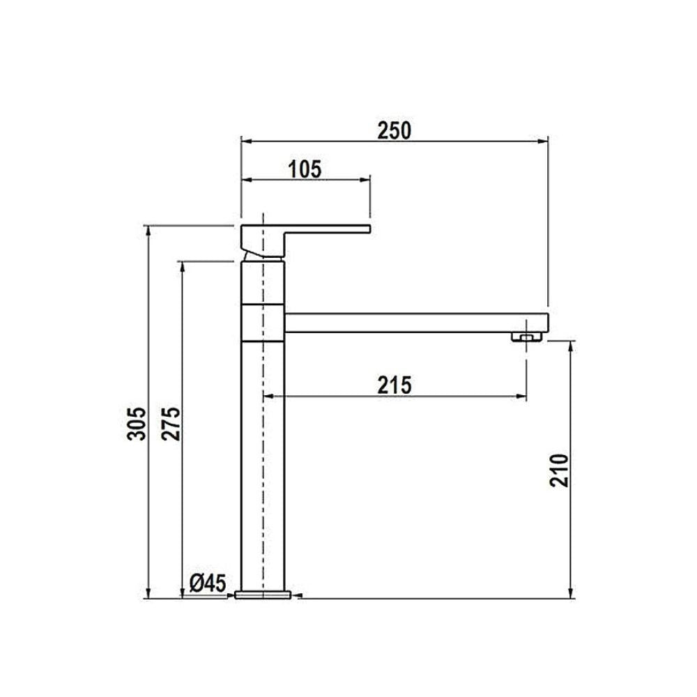 miscelatore egeo cromo per cucina, accessorio per cucina o bagno moderno