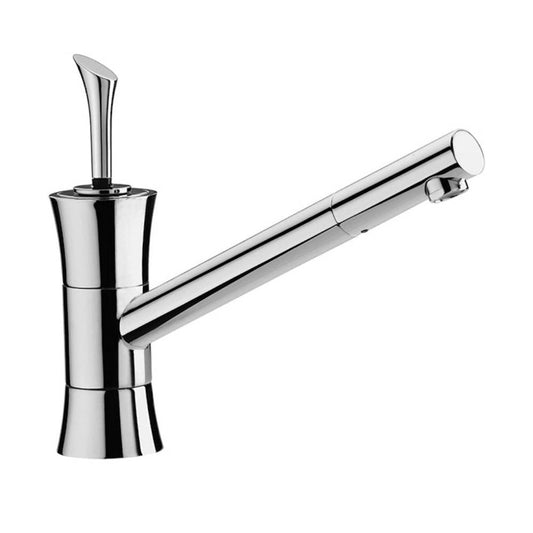 miscelatore cucina regina cromo, rubinetto visto frontalmente