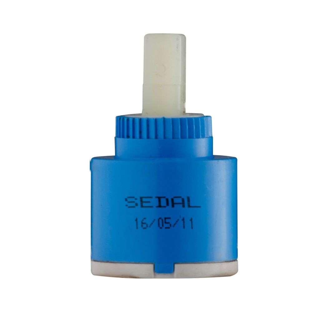 cartuccia corta 40 mm per miscelatore da cucina, rubinetto visto frontalmente