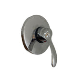 miscelatore cromato doccia incasso bologna cromo, rubinetto visto frontalmente