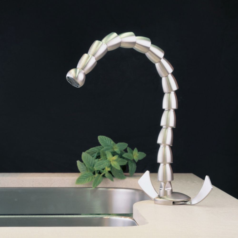 dumbo miscelatore da cucina canna snodata, rubinetteria per lavello o lavabo funzionale