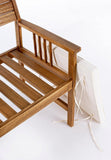 set salotto noemi in legno d’acacia con cuscini, perfetto per momenti di relax all’aperto