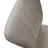 set di 6 sedie amsterdam in tessuto beige e gambe in metallo nero, facile da abbinare a qualsiasi stile d’arredo