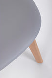 set di 4 sedie system grigio, ideale per cucina, sala da pranzo o studio