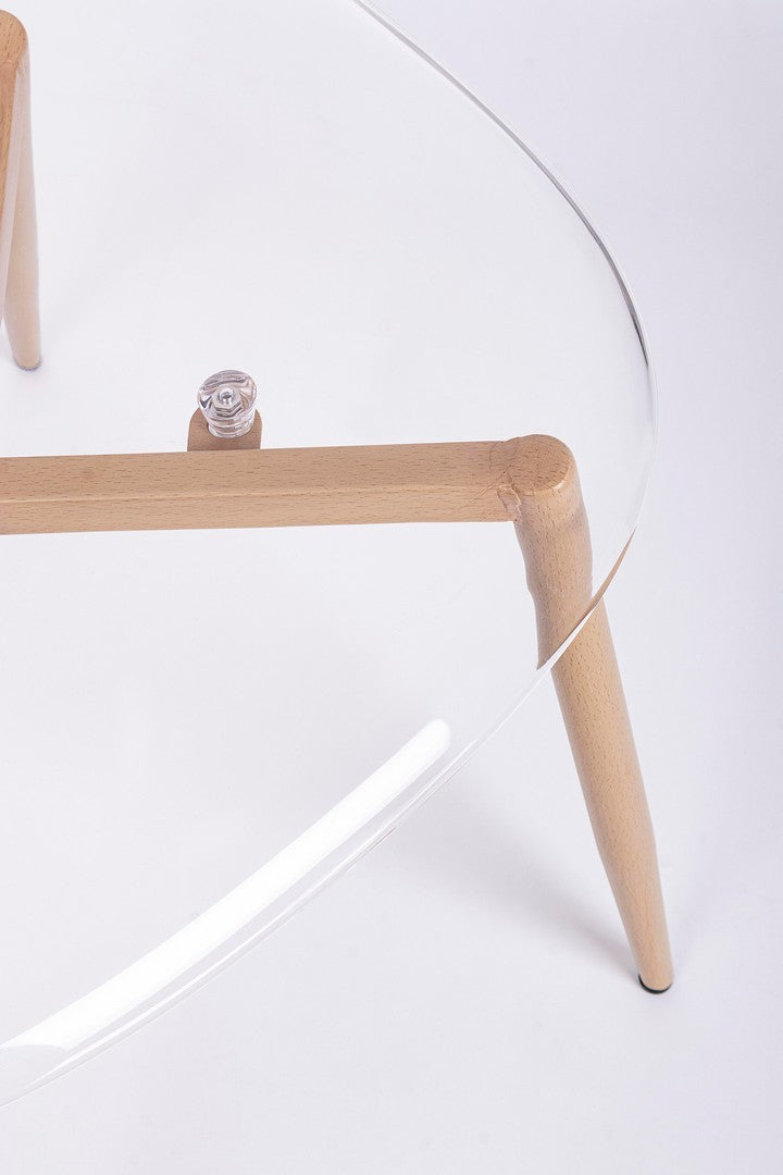 set di 4 sedie mandy trasparenti, facile da abbinare a qualsiasi stile d’arredo