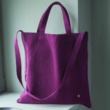 sac city iona pioggia viola, colore pioggia viola, taglia 38 x 38. realizzata in tessuto eco-sostenibile per un uso quotidiano consapevole