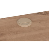 scrivania angolare denver37a reversibile quercia antracite, struttura solida e durevole per uso quotidiano