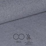 sedia vika in tessuto nordic 15 grigio con piedini neri, perfetta combinazione di eleganza e comfort