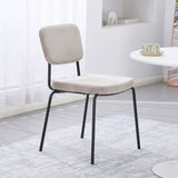 sedia juno in tessuto colore taupe e struttura in metallo nero, sedia imbottita con rivestimento in tessuto o velluto