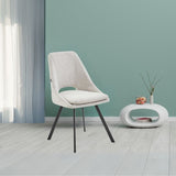 sedia imbottita blauss in tessuto ecrù, sedia imbottita con rivestimento in tessuto o velluto