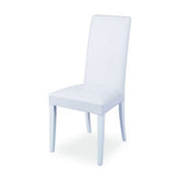 nancy bianca standard, sedia imbottita con rivestimento in tessuto o velluto