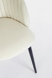 set di 2 sedie queen in velluto bianco, design sofisticato e funzionale per ambienti moderni
