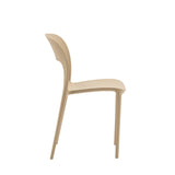 set di 4 sedie south beach in polipropilene beige, ideale per arredare con stile il tuo spazio outdoor