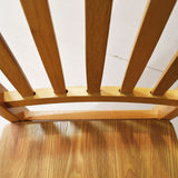 sedia in legno dori colore rovere h 93x42.5x41.5 cm., ideale per creare un’atmosfera calda e accogliente