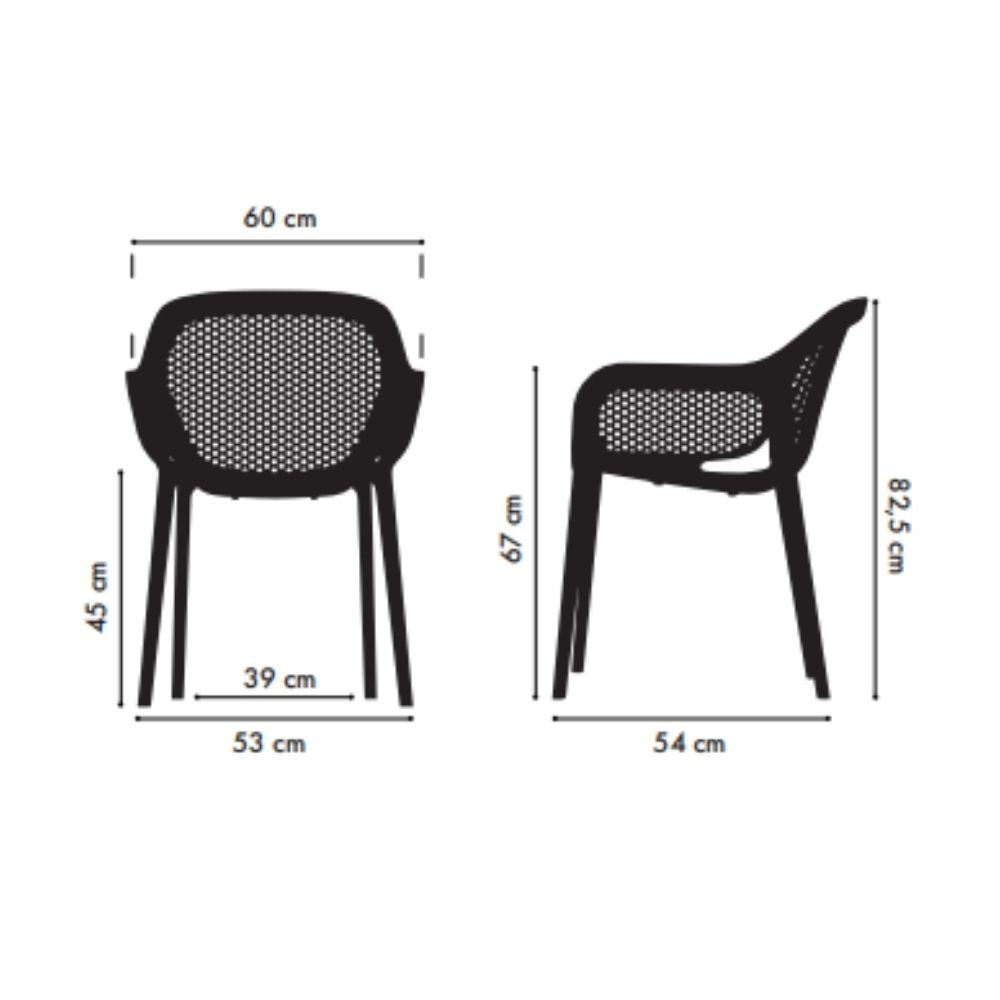 poltrona design atra caffè beige, vista ambientata in cucina, ufficio o sala d’attesa