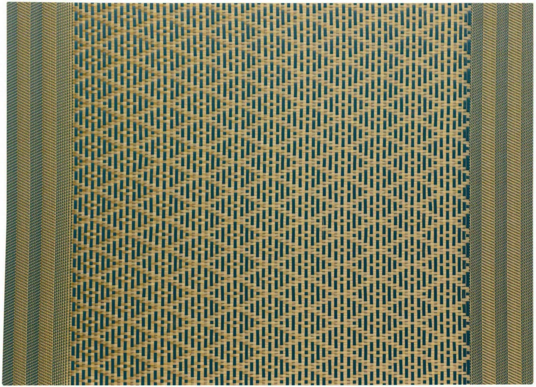 set da tavola kadra pavone/oro, colore pavone/oro, taglia 33 x 45. realizzato in 75% pvc 25% poliestere, unisce estetica e funzionalità per ogni pasto