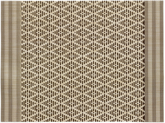 set da tavola kadra caffè, colore caffè, taglia 33 x 45. coordinato da tavola piegato con vista completa su sfondo neutro